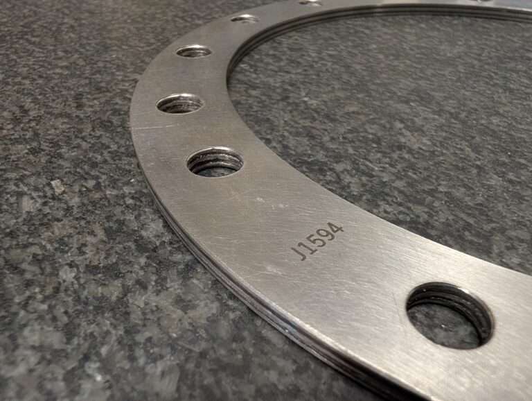 Graphite laminated triple offset valve seal from Richard Miles